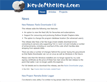 Tablet Screenshot of nerdoftheherd.com